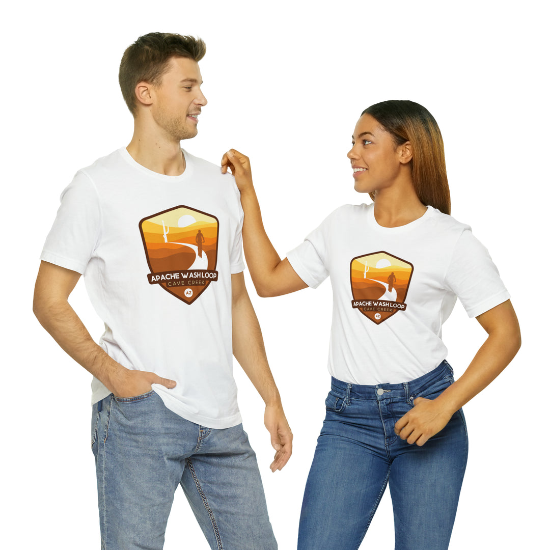 Apache Wash Loop - Cave Creek, Arizona Unisex T-Shirt hiker gift - Utah