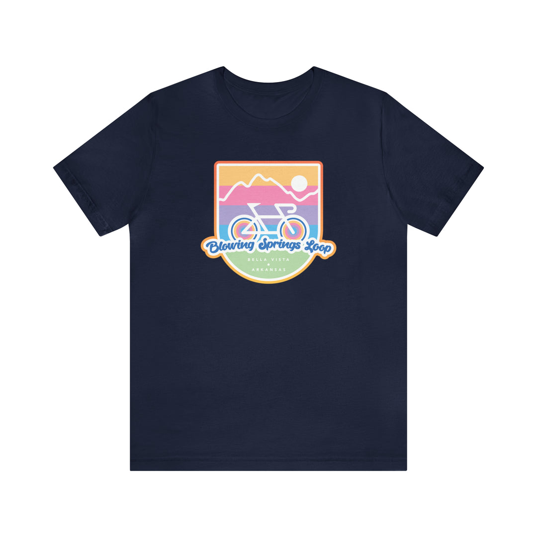 Blowing Springs Loop - Bella Vista, Arkansas Unisex Jersey Short Sleeve Tee - Gift for hikers