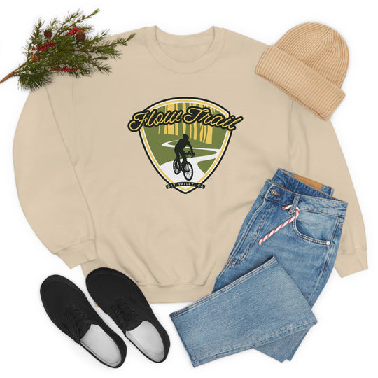 Flow Trail - Day Valley, CA Unisex Heavy Blend Crewneck Sweatshirt