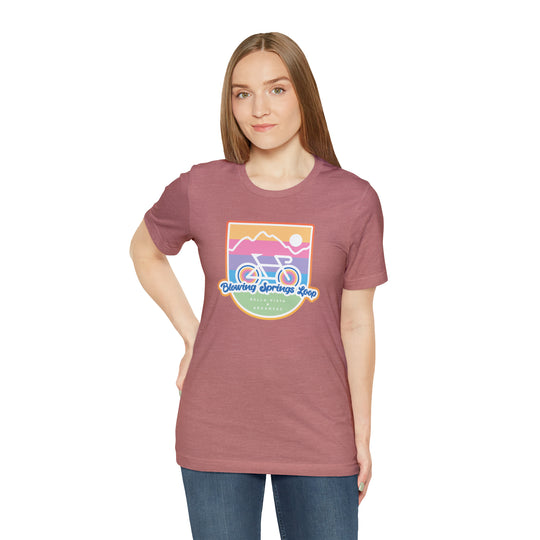 Blowing Springs Loop - Bella Vista, Arkansas Unisex Jersey Short Sleeve Tee - Gift for hikers