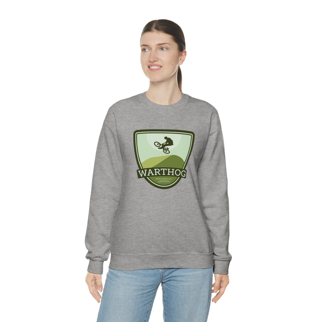 Warthog - Bentonville, Arkansas Unisex Heavy Blend Crewneck Sweatshirt