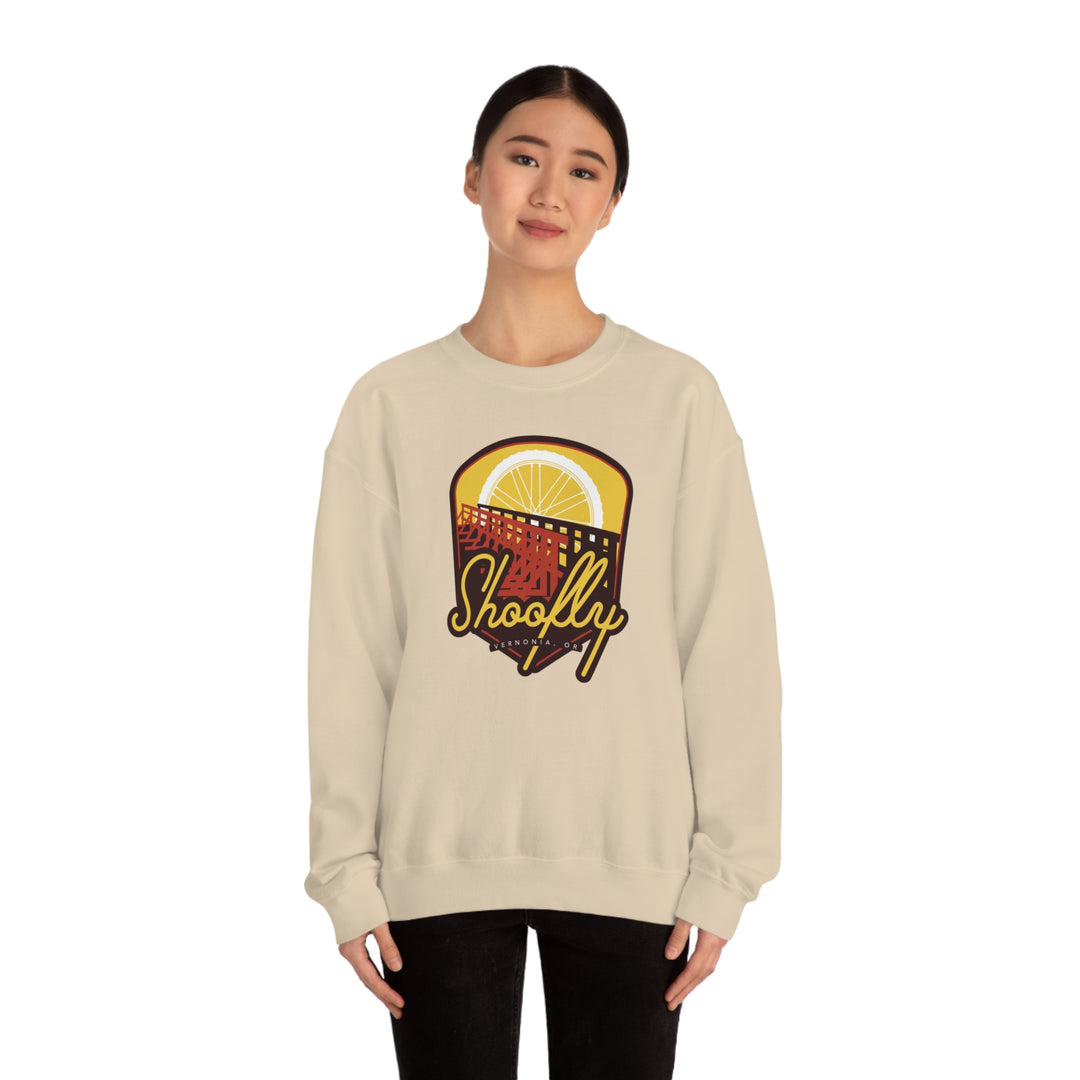 Shoofly - Vernonia, Oregon Unisex Heavy Blend Crewneck Sweatshirt