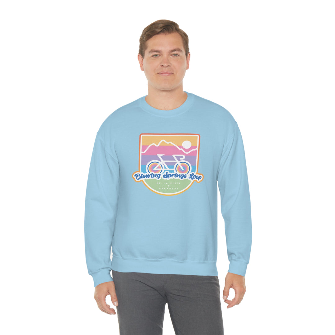 Blowing Springs Loop - Bella Vista, Arkansas Unisex Heavy Blend Crewneck Sweatshirt