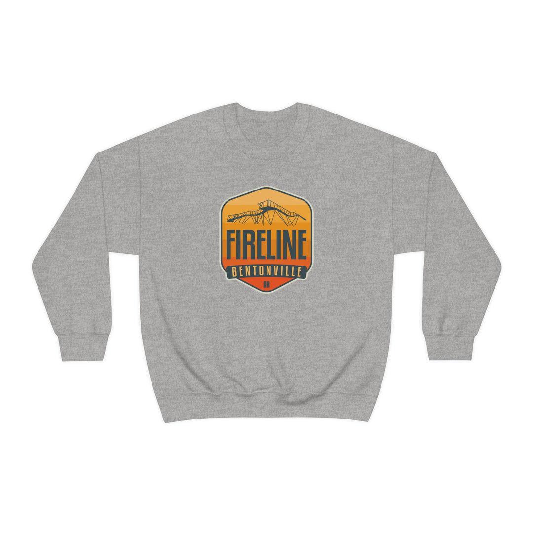 Fireline - Bentonville, Arkansas Unisex Heavy Blend Crewneck Sweatshirt