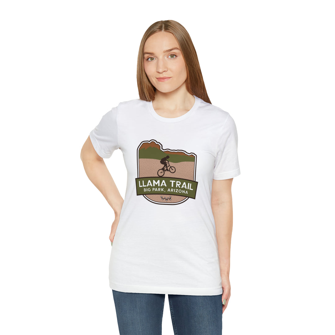 Llama Trail - Big Park, Arizona Unisex T-Shirt