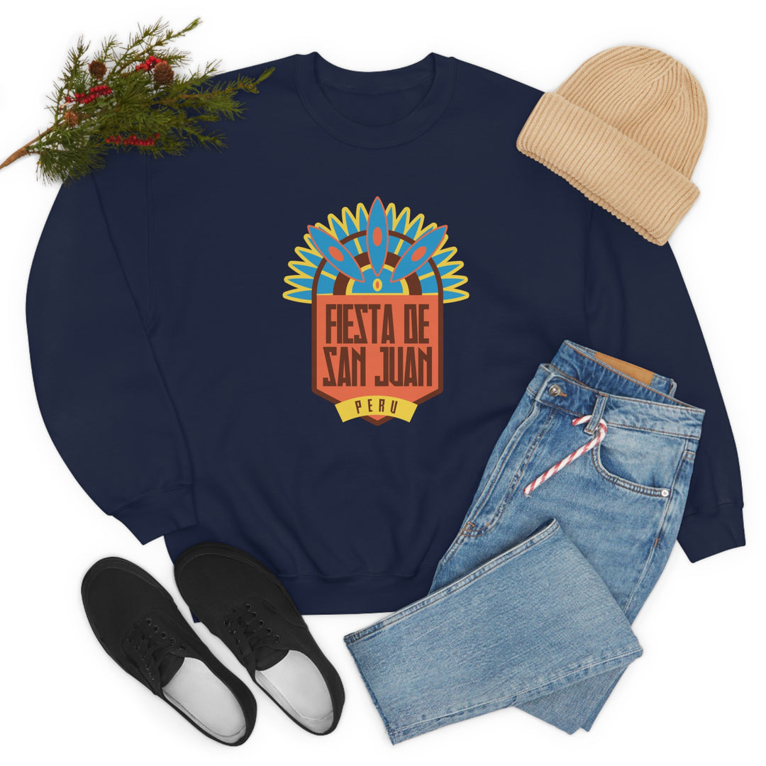 Fiesta de San Juan - Peru Unisex Heavy Blend Crewneck Sweatshirt