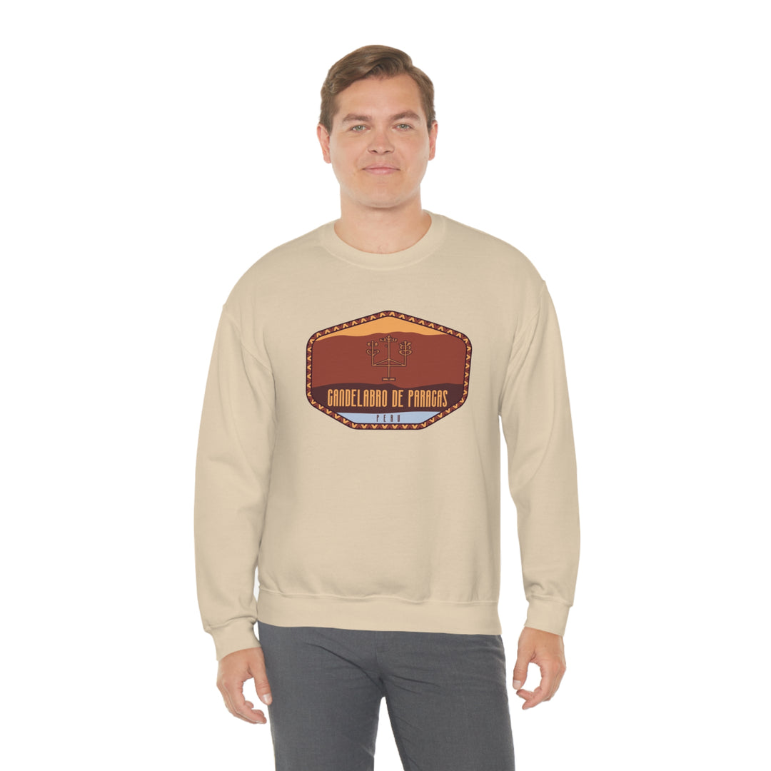 Candelabro de Paracas - Peru | Unisex Heavy Blend Crewneck Sweatshirt