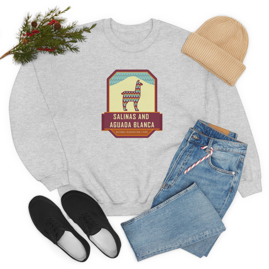 Salinas and Aguada Blanca National Reservation - Peru Unisex Heavy Blend Crewneck Sweatshirt