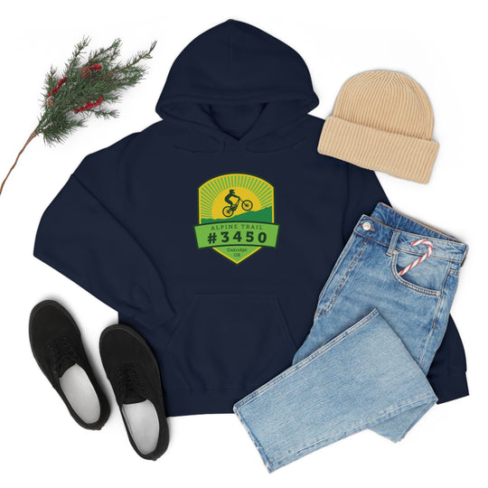 Alpine Trail #3450 - Oakridge, Oregon Unisex Heavy Blend Hooded Sweatshirt