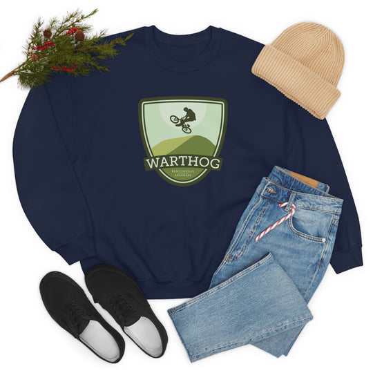 Warthog - Bentonville, Arkansas Unisex Heavy Blend Crewneck Sweatshirt