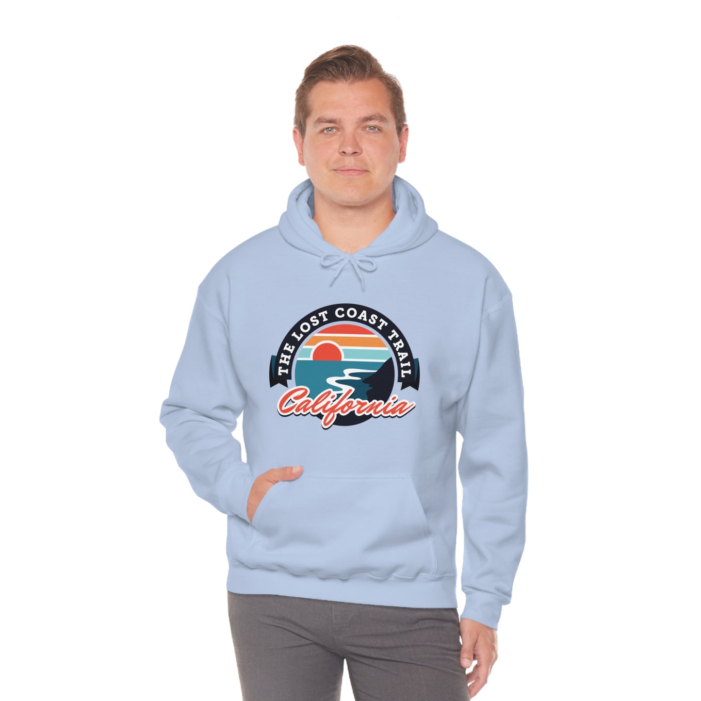 The Lost Coast Trail Unisex Heavy Blend Hoodie Sweatshirt - California, USA hiker gift