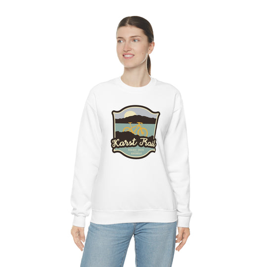 Karst Trail - Prairie Creek, Arkansas Unisex Heavy Blend Crewneck Sweatshirt