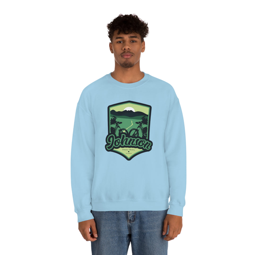 Johnson Pass Trail - Alaska Unisex Heavy Blend Crewneck Sweatshirt