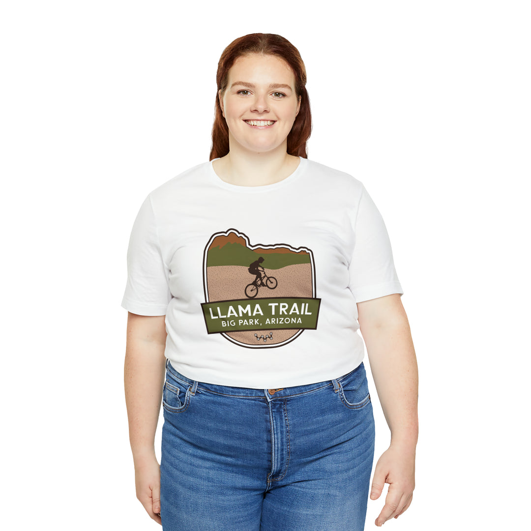 Llama Trail - Big Park, Arizona Unisex T-Shirt