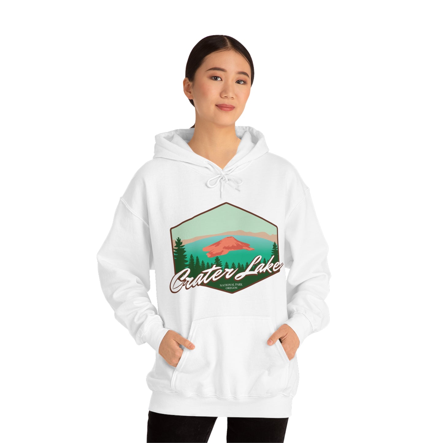 Crater Lake National Park Unisex Heavy Blend Hoodie Sweatshirt Oregon hiker gift