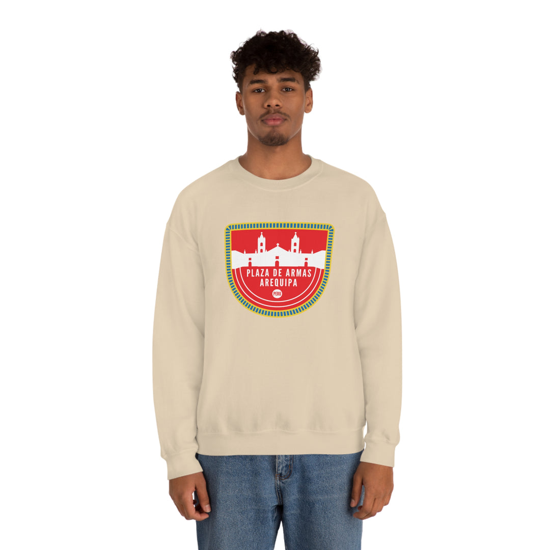 Plaza de Armas Arequipa - Peru Unisex Heavy Blend Crewneck Sweatshirt