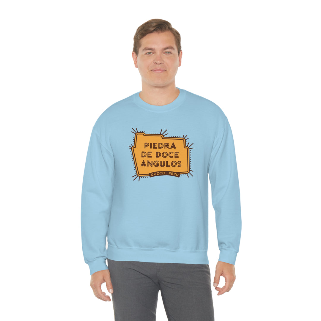 Piedra de doce angulos - Cuzco, Peru Unisex Heavy Blend Crewneck Sweatshirt