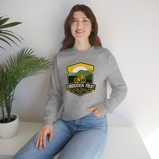 Forbidden Fruit Flow Trail - Sun Valley, Idaho Unisex Heavy Blend Crewneck Sweatshirt