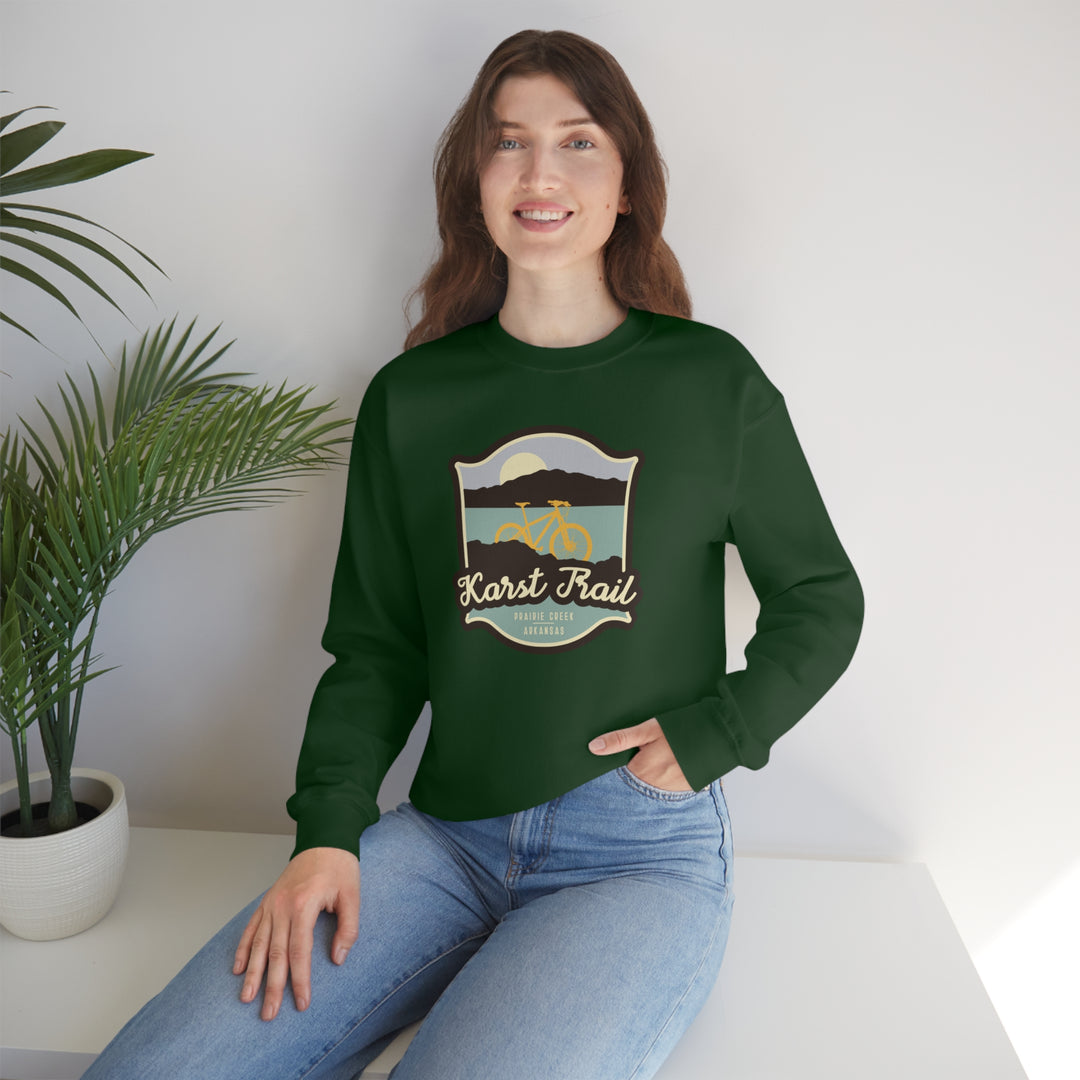 Karst Trail - Prairie Creek, Arkansas Unisex Heavy Blend Crewneck Sweatshirt