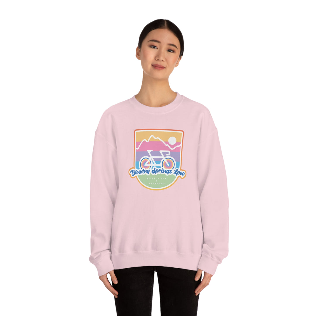 Blowing Springs Loop - Bella Vista, Arkansas Unisex Heavy Blend Crewneck Sweatshirt