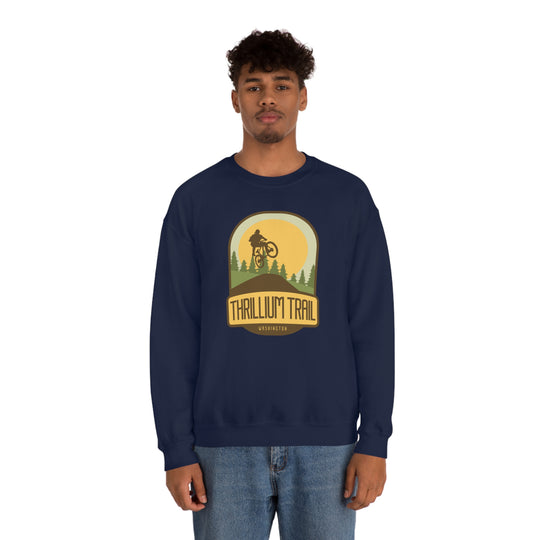 Thrillium Trail - Washington Unisex Heavy Blend Crewneck Sweatshirt