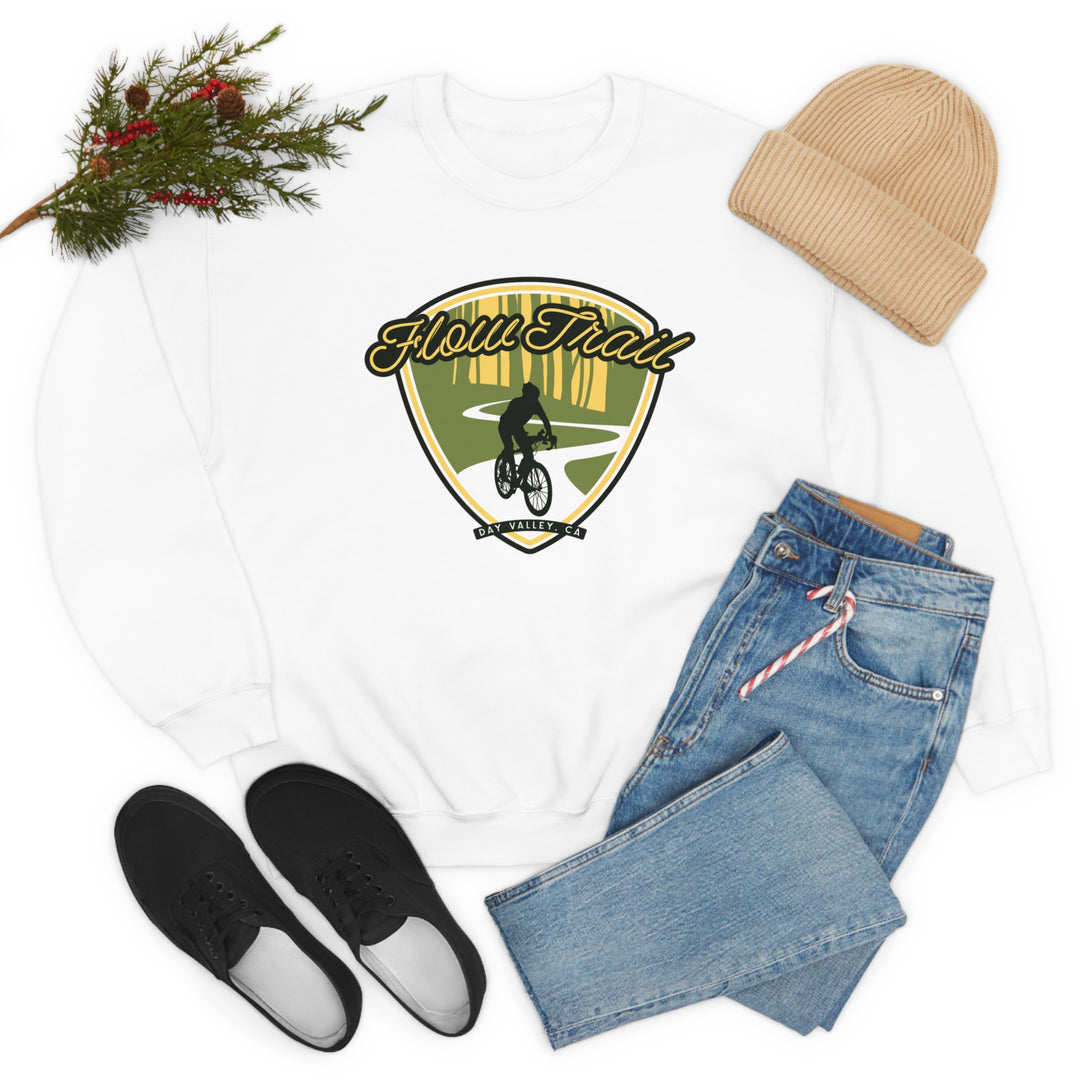 Flow Trail - Day Valley, CA Unisex Heavy Blend Crewneck Sweatshirt