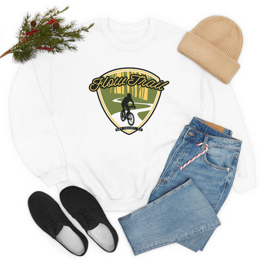 Flow Trail - Day Valley, CA Unisex Heavy Blend Crewneck Sweatshirt