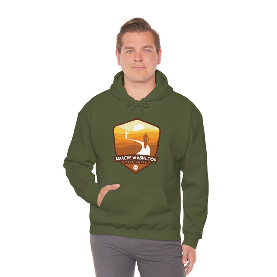 Apache Wash Loop - Cave Creek, Arizona Hooded Sweatshirt