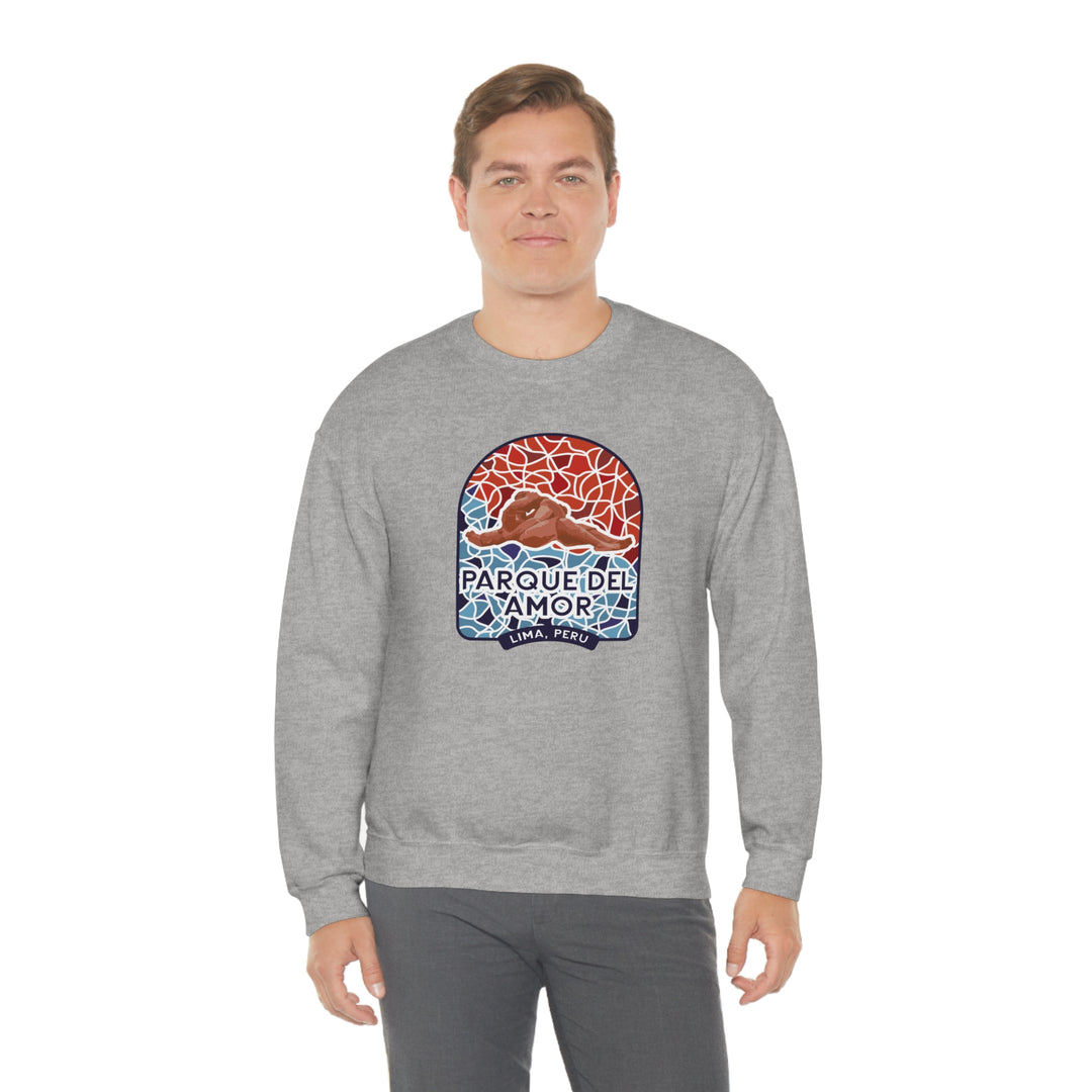 Parque del Amor - Lima, Peru Unisex Heavy Blend Crewneck Sweatshirt