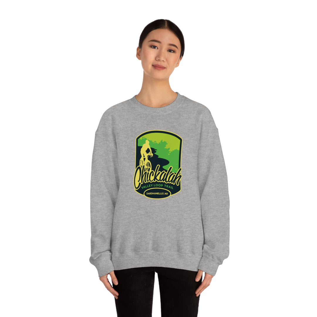 Chickalah Valley Loop Trail - Dardanelle, Arkansas Unisex Heavy Blend Crewneck Sweatshirt