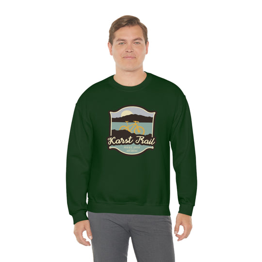 Karst Trail - Prairie Creek, Arkansas Unisex Heavy Blend Crewneck Sweatshirt