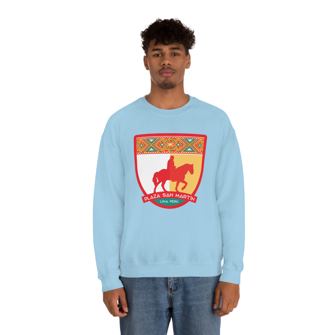 Plaza San Martín - Lima, Peru Unisex Heavy Blend Crewneck Sweatshirt