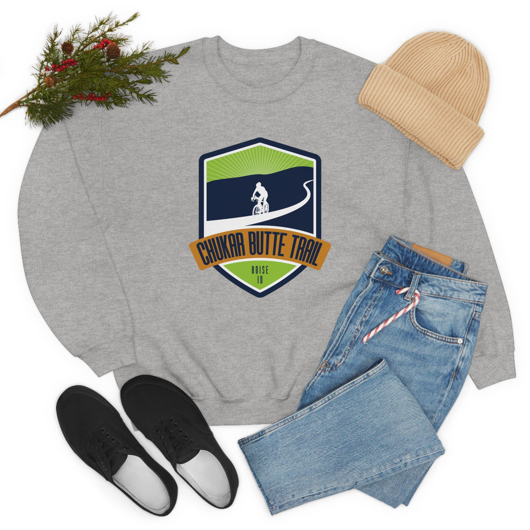 Chukar Butte Trail - Boise, Idaho Unisex Heavy Blend Crewneck Sweatshirt