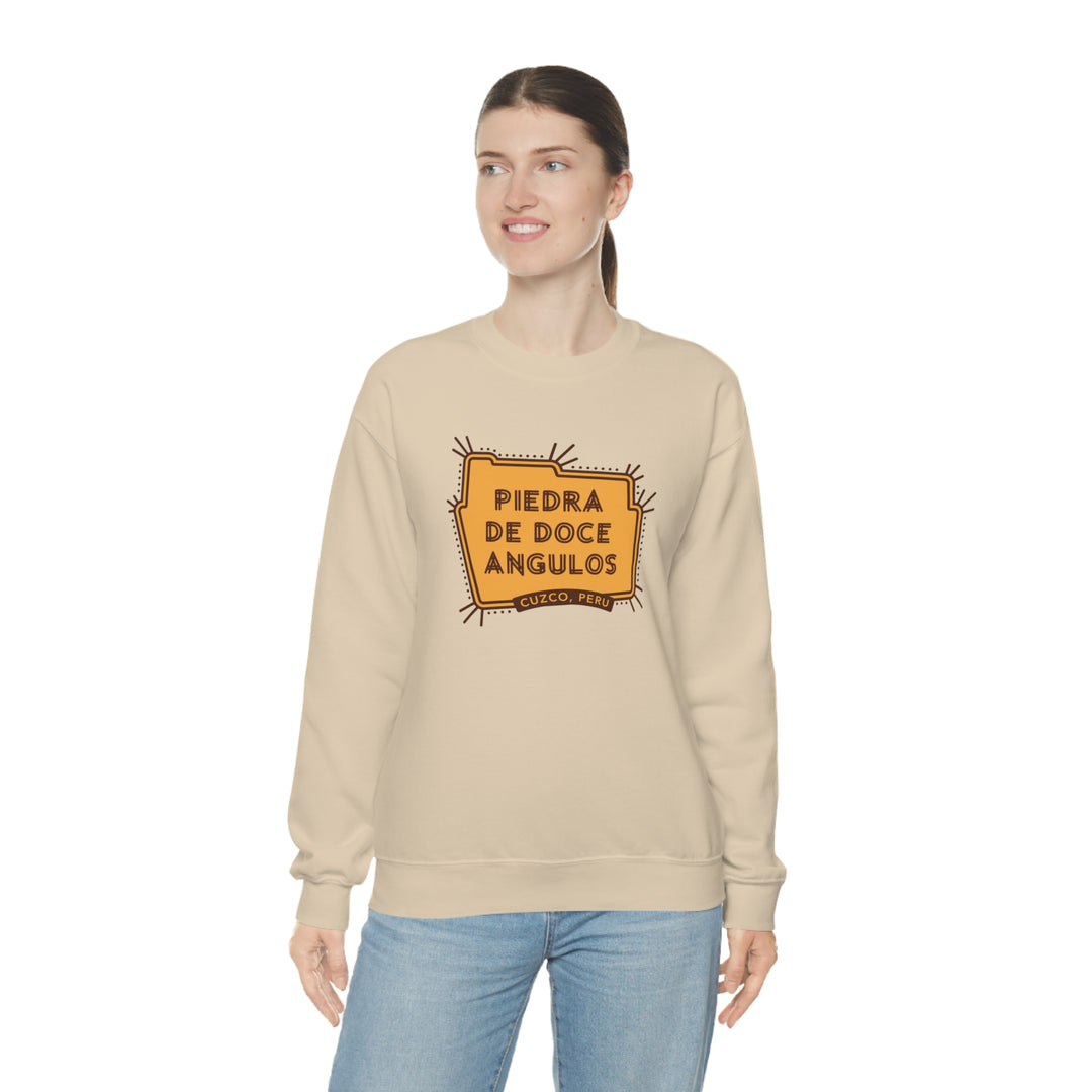 Piedra de doce angulos - Cuzco, Peru Unisex Heavy Blend Crewneck Sweatshirt