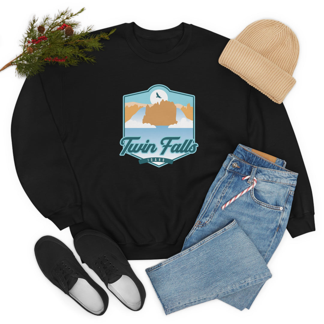 Twin Falls - Idaho Unisex Heavy Blend Crewneck Sweatshirt