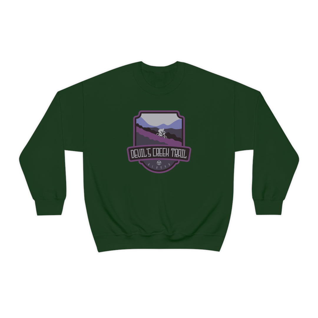 Devil's Creek Trail - Alaska Unisex Heavy Blend Crewneck Sweatshirt