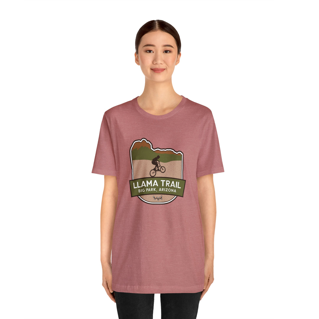 Llama Trail - Big Park, Arizona Unisex T-Shirt