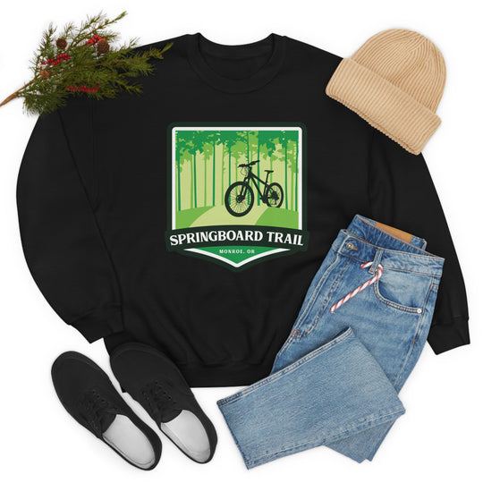 Springboard Trail - Monroe, Oregon Unisex Heavy Blend Crewneck Sweatshirt