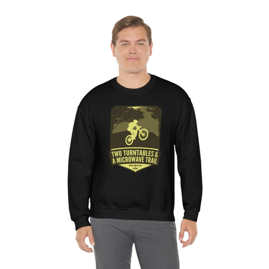 Two Turntables and a Microwave Trail - Mount Hood Village, OR Unisex Heavy Blend Crewneck Sweatshirt