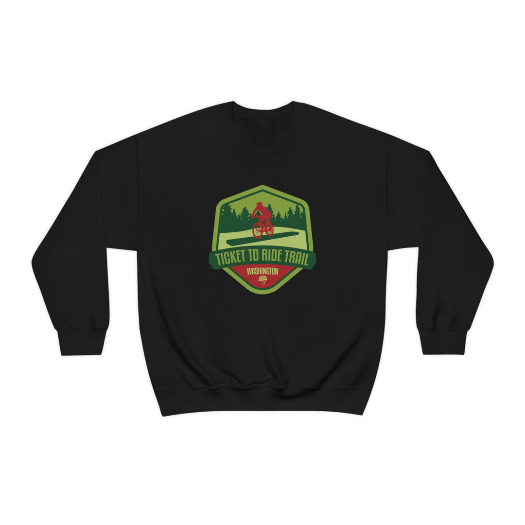 Ticket to Ride Trail - Washington State Unisex Heavy Blend Crewneck Sweatshirt