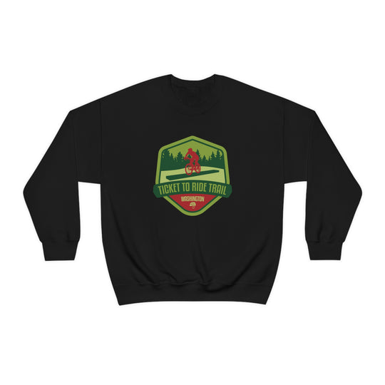 Ticket to Ride Trail - Washington State Unisex Heavy Blend Crewneck Sweatshirt