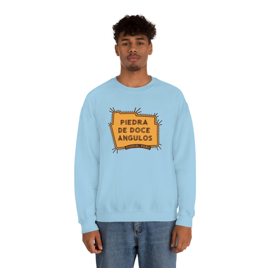 Piedra de doce angulos - Cuzco, Peru Unisex Heavy Blend Crewneck Sweatshirt