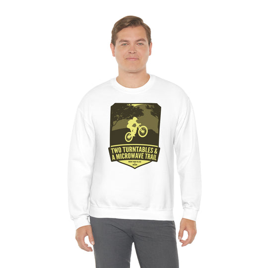 Two Turntables and a Microwave Trail - Mount Hood Village, OR Unisex Heavy Blend Crewneck Sweatshirt