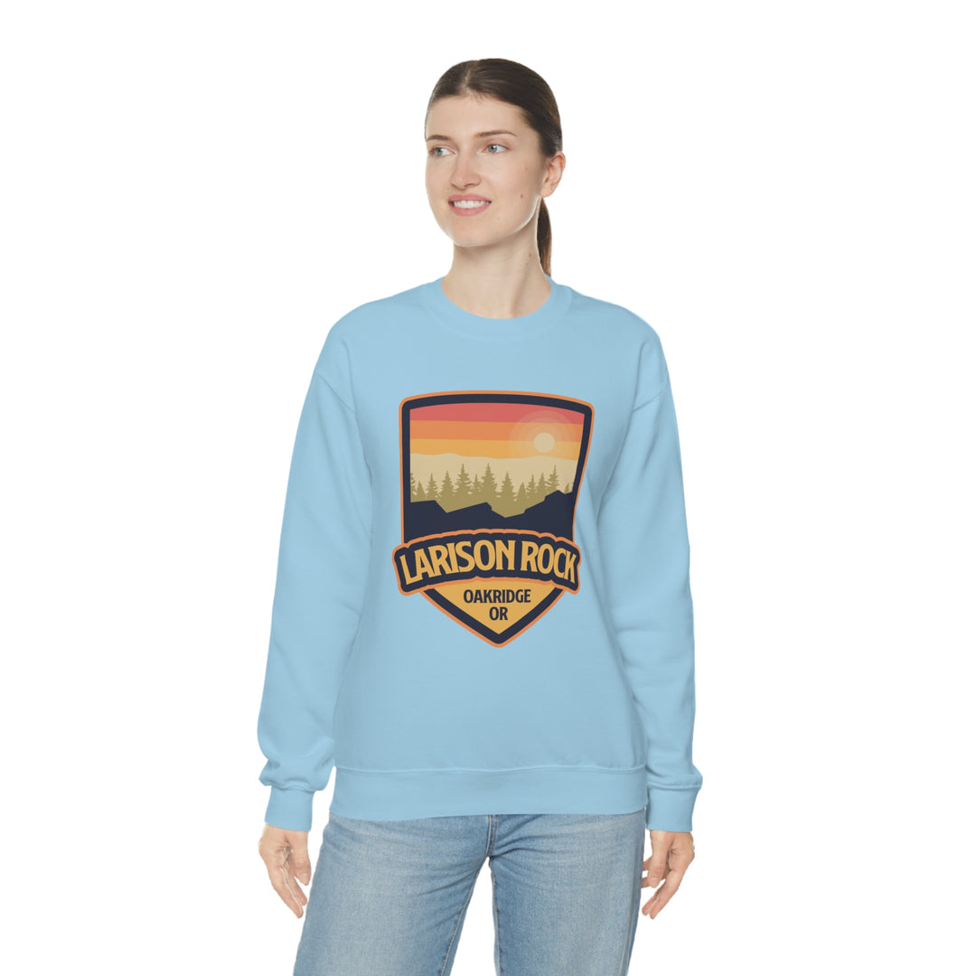 Larison Rock - Oakridge, Oregon Unisex Heavy Blend Crewneck Sweatshirt