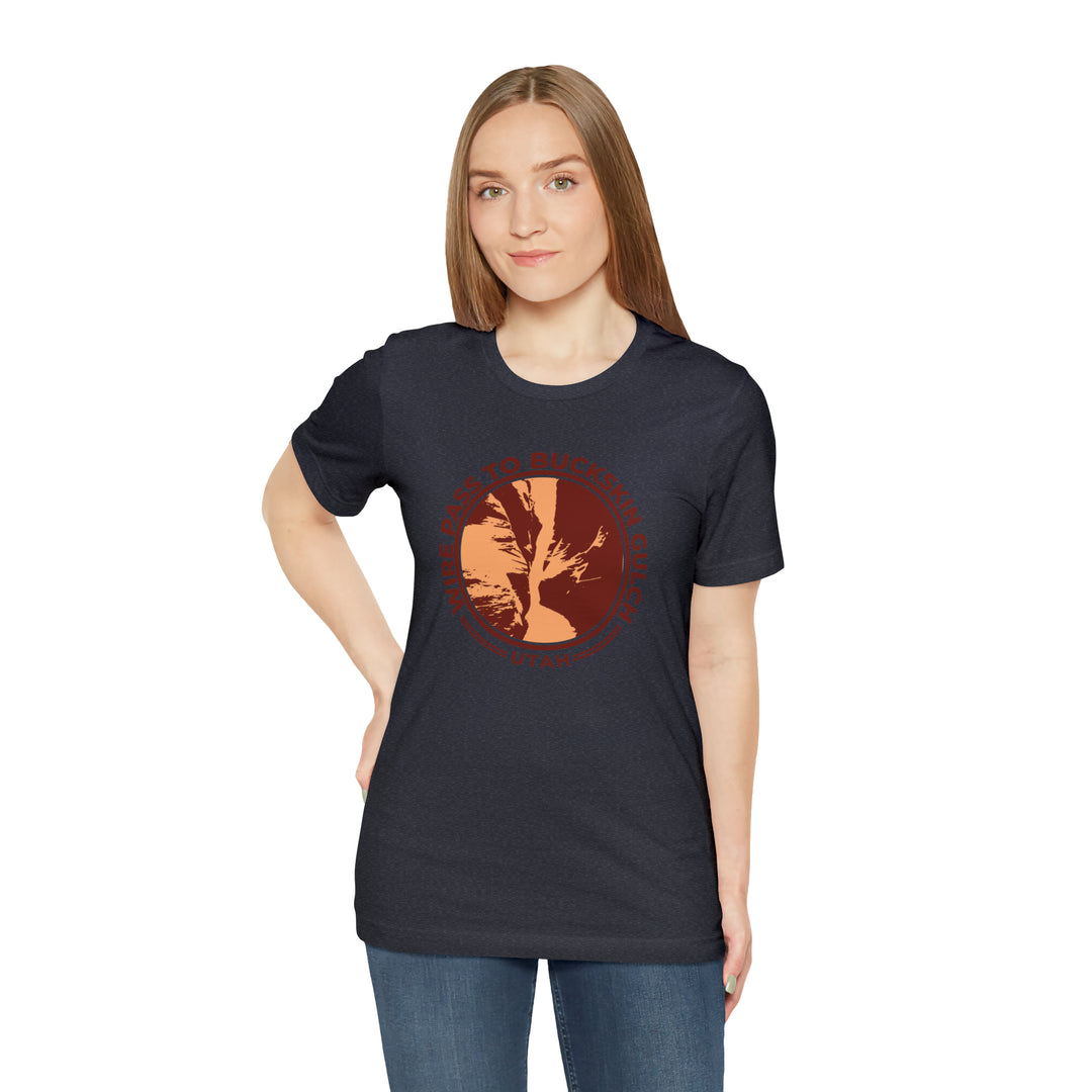 Wire Pass to Buckskin Gulch Short-Sleeve Unisex T-Shirt hiker gift - Utah