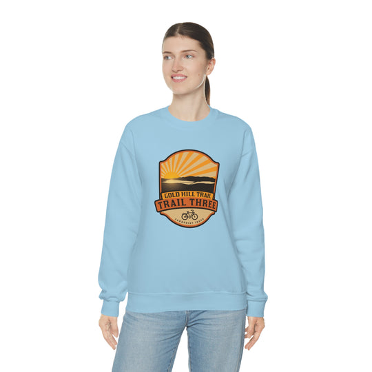 Gold Hill Trail (Trail 3) - Sandpoint, Idaho Unisex Heavy Blend Crewneck Sweatshirt