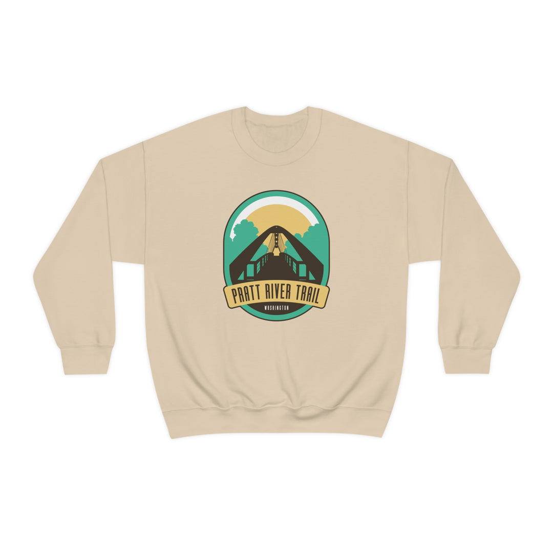 Pratt River Trail - Washington Unisex Heavy Blend Crewneck Sweatshirt