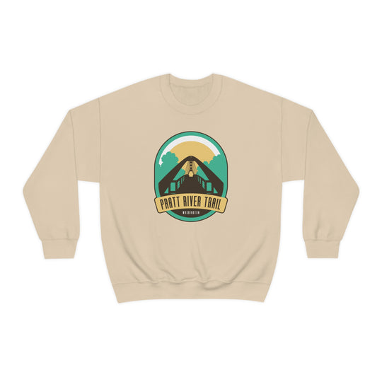 Pratt River Trail - Washington Unisex Heavy Blend Crewneck Sweatshirt