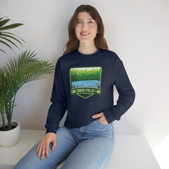 Coal Creek Falls - Washington Unisex Heavy Blend Crewneck Sweatshirt