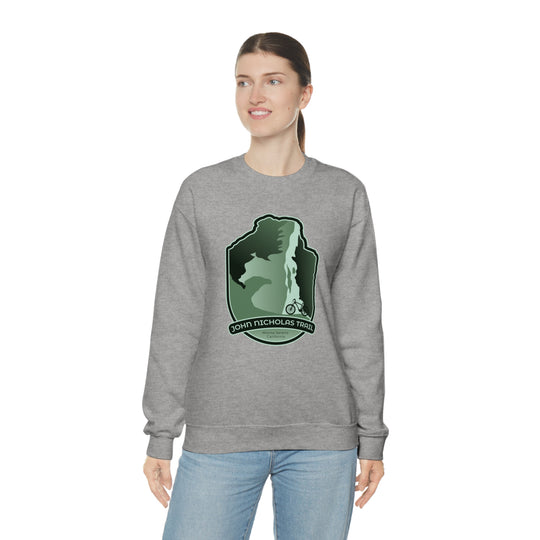 John Nicholas Trail - Monte Sereno, CA Unisex Heavy Blend Crewneck Sweatshirt